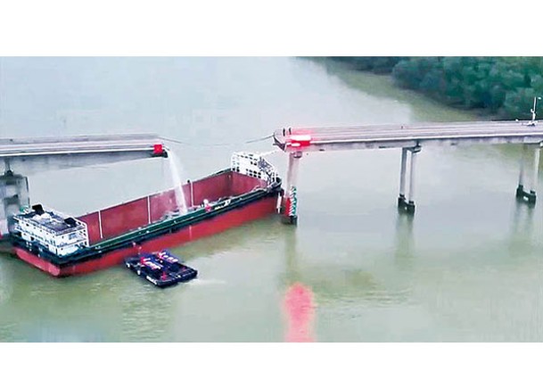 廣州斷橋事故  三民島恢復供水