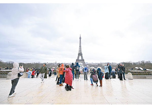 罷工關閉6天  巴黎鐵塔重開