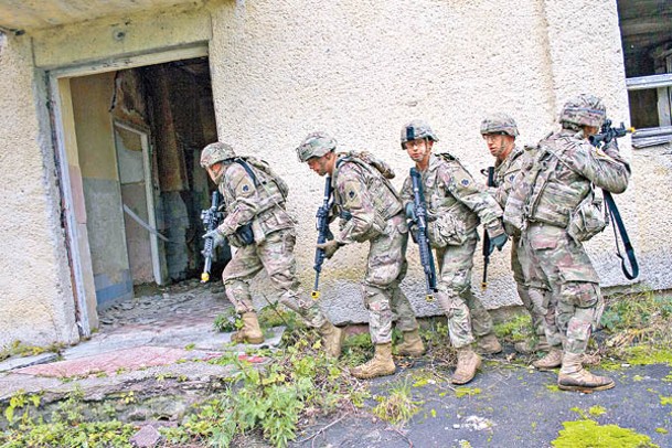 美國士兵在戰前曾經在烏克蘭參與訓練。