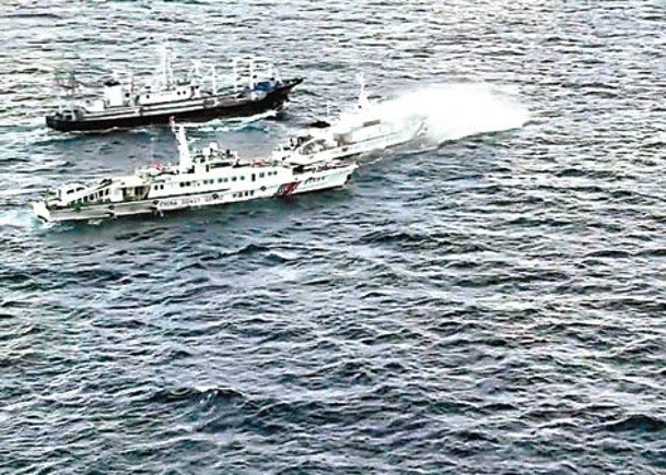 中菲艦艇多次在南海衝突。