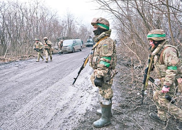 烏克蘭士兵此前死守巴赫木特但失敗告終。（Getty Images圖片）