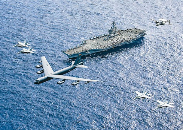 美多地調兵部署  駐關島轟炸機經東海南海返美