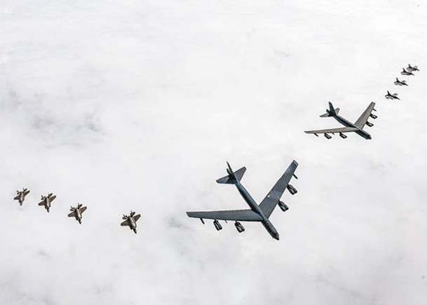美韓兩國空軍定期舉行聯合演習。（Getty Images圖片）