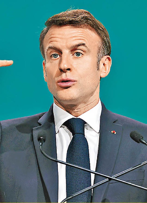 法國總統馬克龍支持把墮胎權寫入憲法。（Getty Images圖片）
