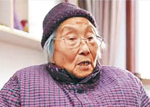 陳桂香（圖）曾親眼目睹祖母被日軍殺害。