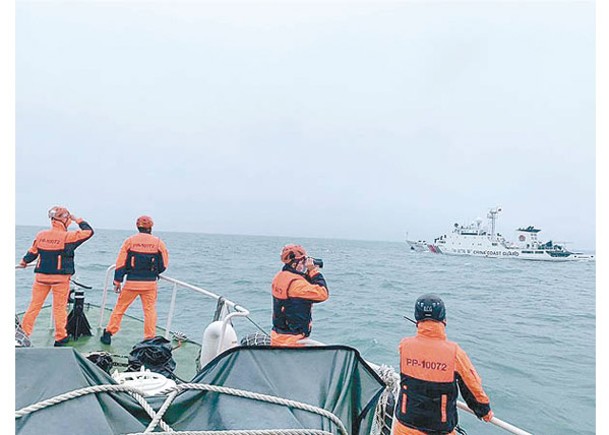 台灣馬祖海巡隊展開搜救。
