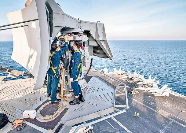 美去年3航母打擊群  部署南海