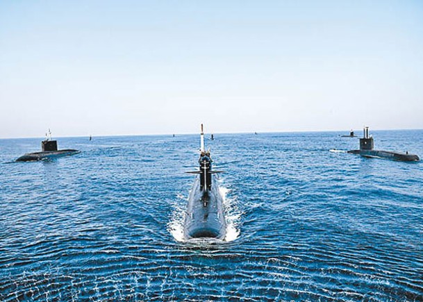 印度8潛艇前赴阿拉伯海演習