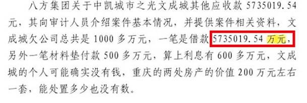 當事人在判決書發現借款多寫了一個「萬」字（紅框示）。