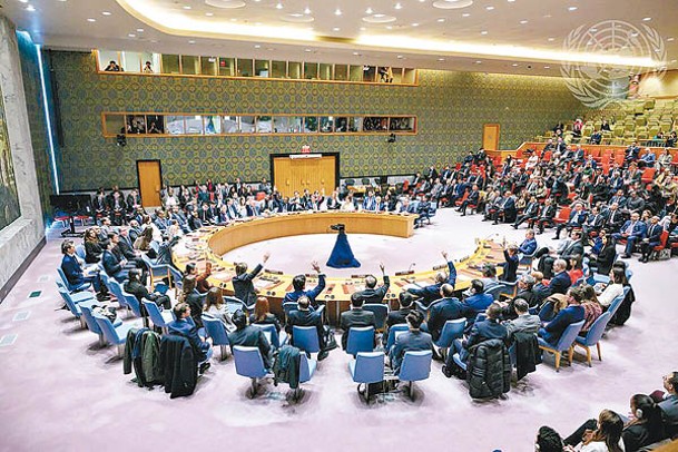 聯合國安全理事會通過決議要求加薩地帶立即停火。