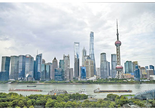 不少外資企業進駐上海市。（Getty Images圖片）