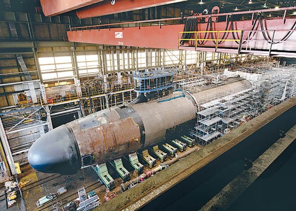 美國持續建造維珍尼亞級攻擊核潛艇。