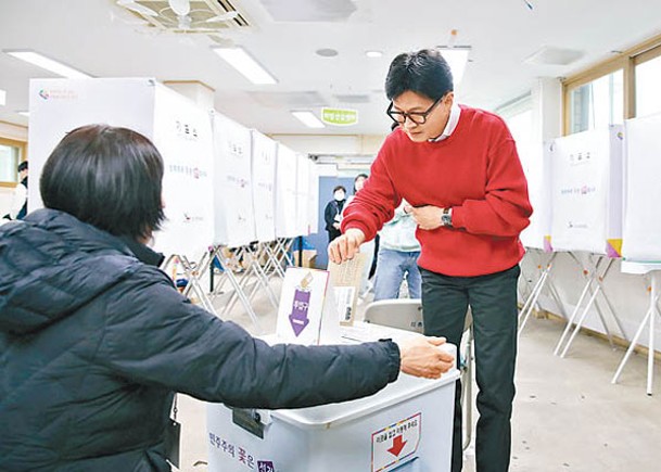 韓國會選舉  八成受訪者會投票