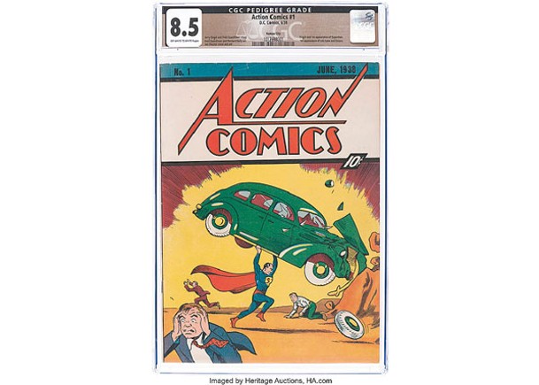 首版《動作漫畫》第一期以天價成交。