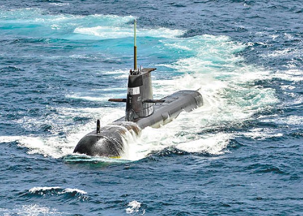 AUKUS的核心是英美幫助澳洲部署核動力潛艇。（Getty Images圖片）