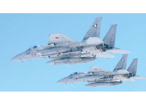 日本航空自衞隊擁有F15J戰機。
