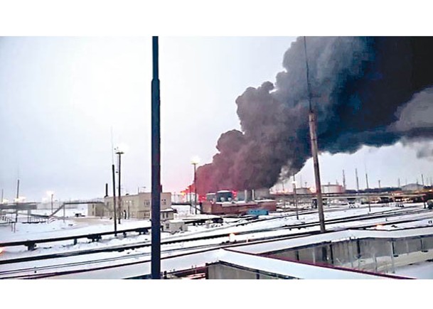 俄羅斯梁贊州煉油廠上月遇襲。
