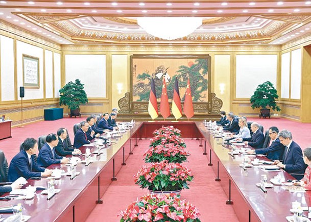 中德官員在北京會面討論烏危機。