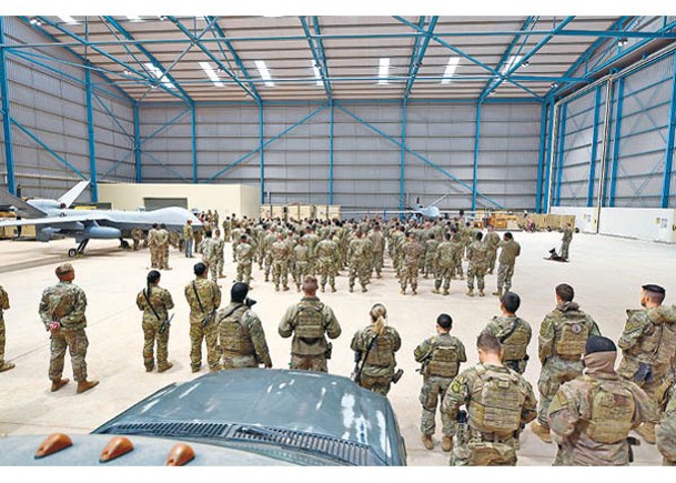 美國在201空軍基地部署無人機。