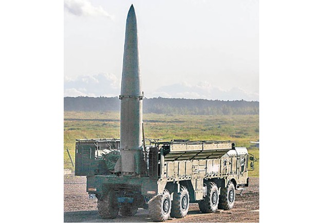 俄羅斯在西部邊境部署伊斯坎德爾M型彈道導彈。