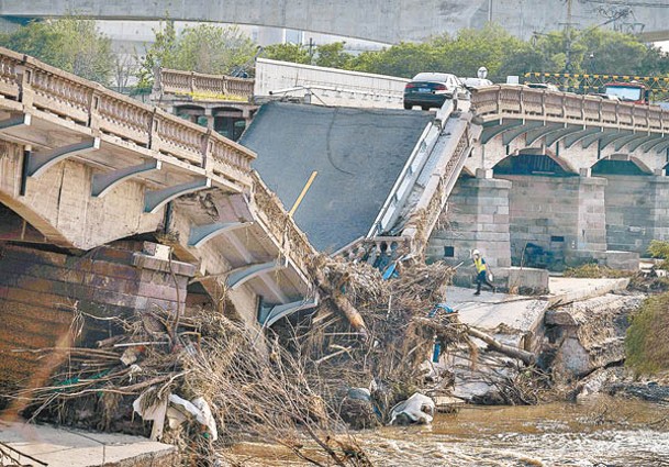 中國去年發生水災。（Getty Images圖片）