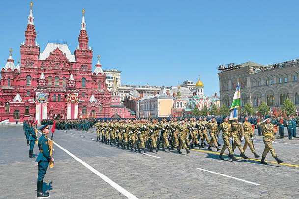 俄羅斯將舉行閱兵，紀念衞國戰爭勝利。（Getty Images圖片）