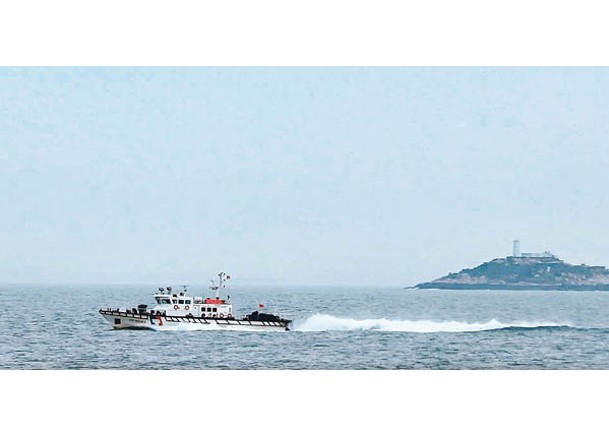 福建海警在金門附近海域依法開展常態化執法巡查。