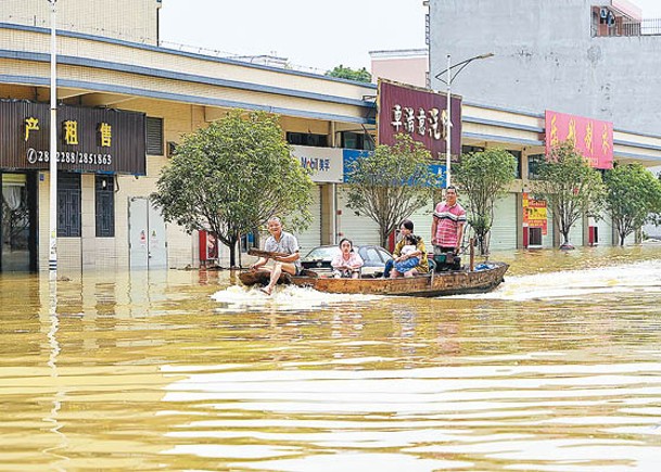 廣東4月雨量破紀錄