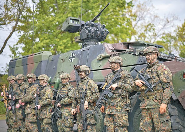 德國陸軍部隊或到日本訓練。（Getty Images圖片）