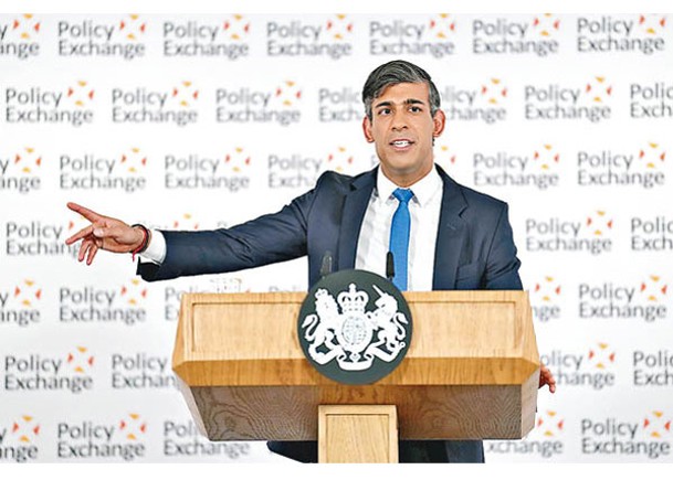 辛偉誠呼籲選民相信保守黨。（Getty Images圖片）
