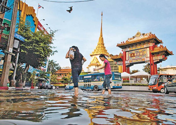 恐曼谷遭淹沒  泰研遷都