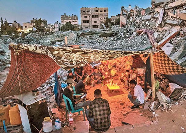 加薩飽受戰火摧殘。（Getty Images圖片）