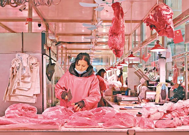 陝西打擊肉品違法犯罪。（中新社圖片）
