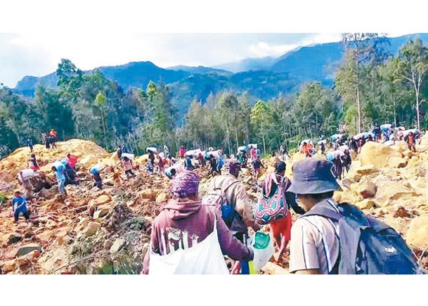 巴布亞新幾內亞  山泥傾瀉埋2000人