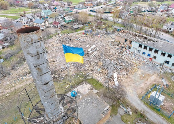 烏克蘭飽受戰火摧殘。（Getty Images圖片）