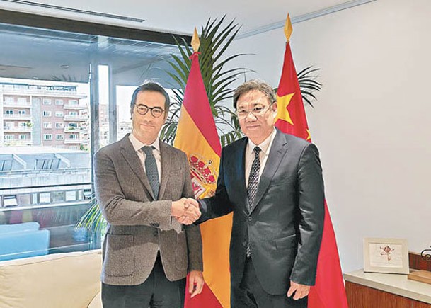 王文濤晤西班牙官員  洽經貿關係