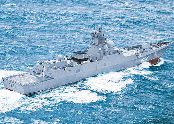 俄羅斯戈爾什科夫海軍上將號將到訪古巴。