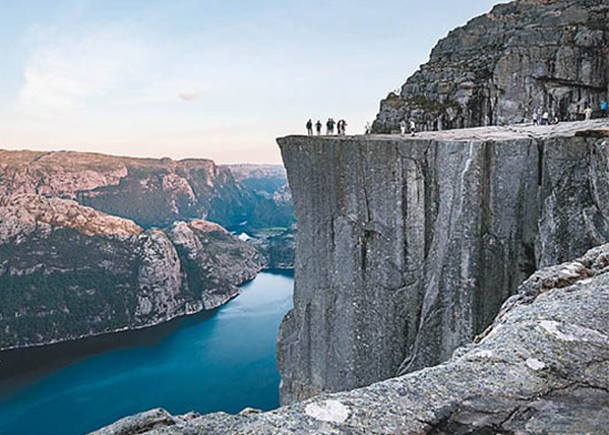 聖壇岩是挪威著名觀光景點。（Getty Images圖片）