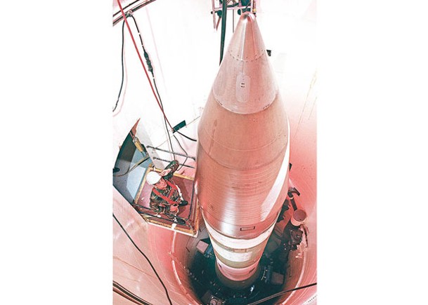 美國民兵三型洲際導彈可攜核彈頭。