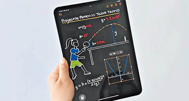 iPadOS加入官方計數機應用程式，Math Notes功能可作較複雜計算。