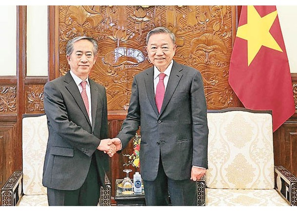 越南主席晤華大使  冀妥善處理海洋爭端