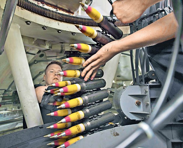 法案內容包括加強美台國防產業合作。圖為台灣曾向美國要求採購的30毫米彈藥。