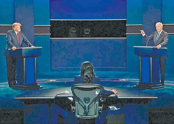 美國總統選舉首場電視辯論即將上演。圖為上屆畫面。