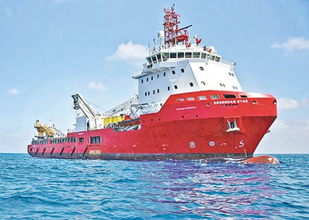 天然氣開採公司船隻（圖）去年在地中海航行。