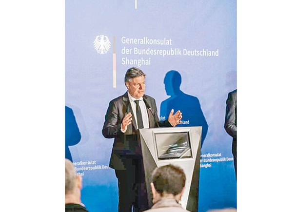 德國副總理訪上海  冀與華應對氣候暖化