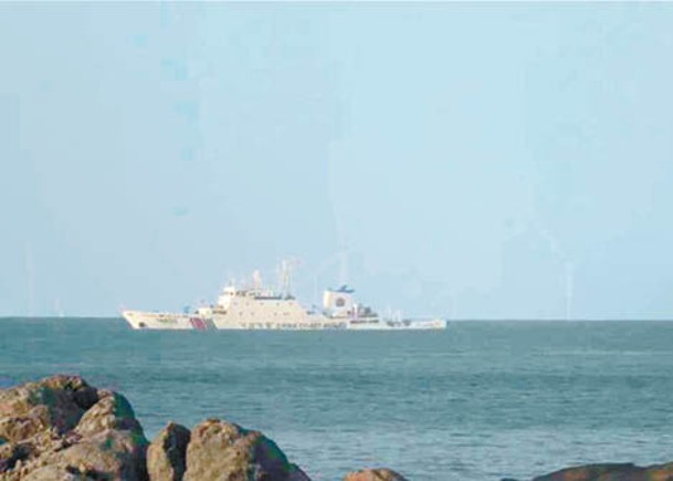 陸4海警船僅距金門5海里  歷來最近