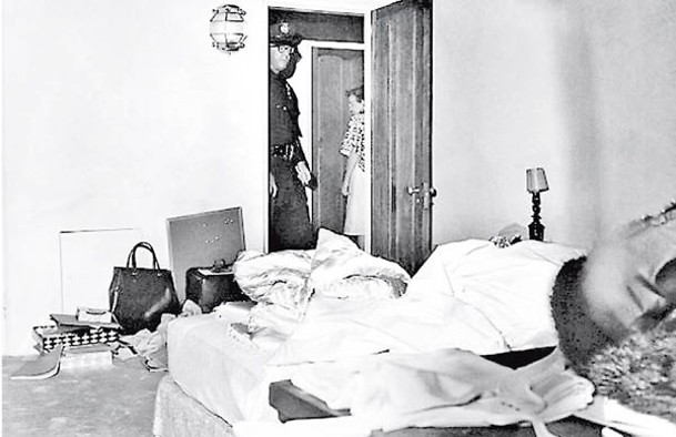 瑪麗蓮夢露在豪宅睡床離世。（Getty Images黑白圖片）