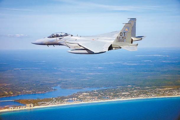 美軍F15EX戰機部署沖繩縣嘉手納空軍基地。