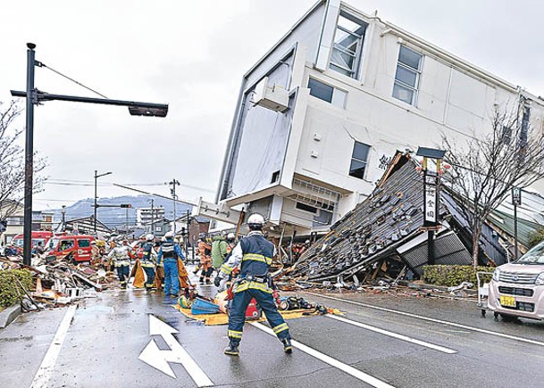 能登半島今年1月發生黎克特制7.6級地震，造成多人死傷。