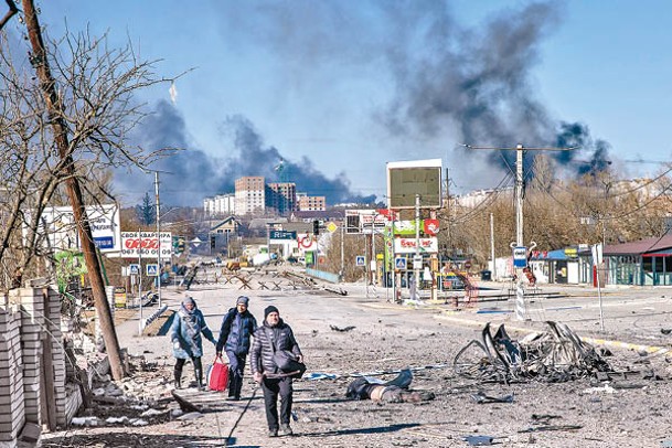 俄烏戰事持續，民眾安全備受威脅。（Getty Images圖片）